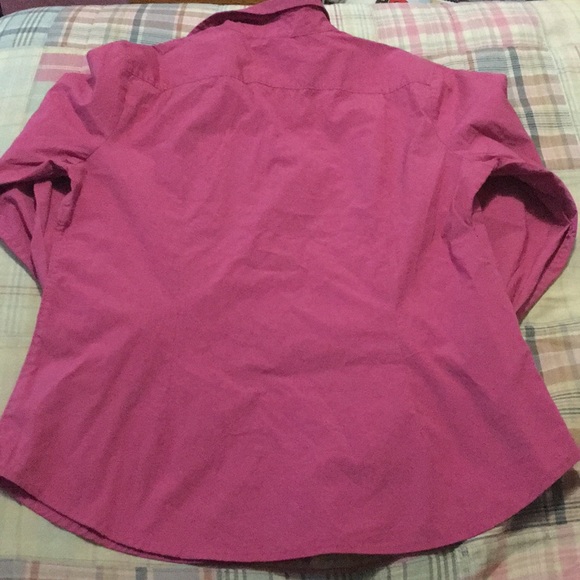 GAP Berry Button-Down Shirt Size L - Picture 3 of 6